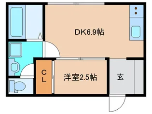 SORANONE B棟【1階】の間取り