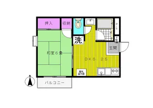 杉原病院ハイツ【3階】の間取り