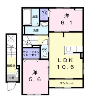 Ohana【1階】の間取り