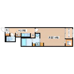 ファミール【1階】の間取り