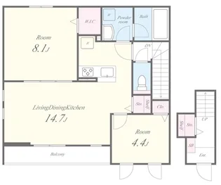 伏水庵【2階】の間取り