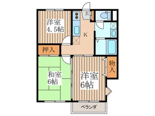 ベルヴィラ-ジュ【2階】の間取り