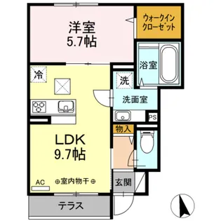 グレイスコート(小山町)【1階】の間取り