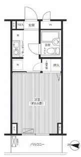 サンハイム南馬込【2階】の間取り