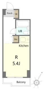 パレドール石川台【5階】の間取り