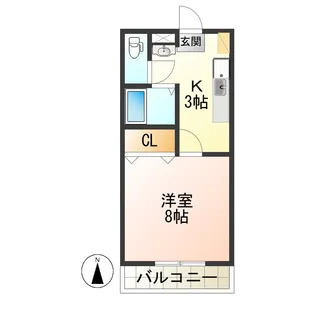 アンジェラ【3階】の間取り