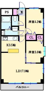 アスコットアームズ南橋本【5階】の間取り
