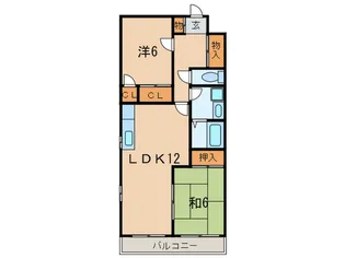 バン・ヴェール芦屋【3階】の間取り