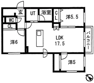 WELL RESIDENCE【2階】の間取り