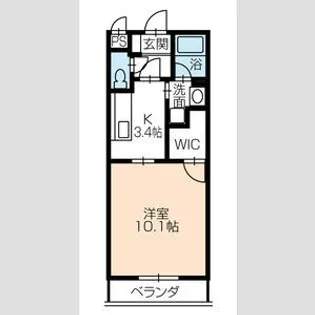 アインシュロス【3階】の間取り