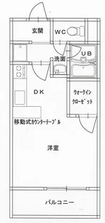 ヒルサイドDI【1階】の間取り