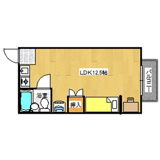 ファミーユK B棟【2階】の間取り