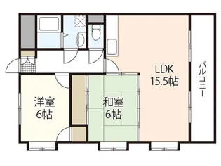 メゾン古田【3階】の間取り