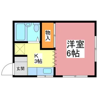 ビレッジ国高 A棟【1階】の間取り