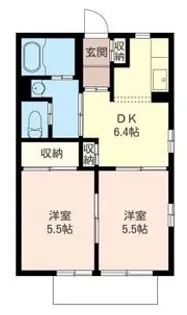 フレグランス杉田【1階】の間取り