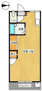 白浜ハイツ【2階】の間取り