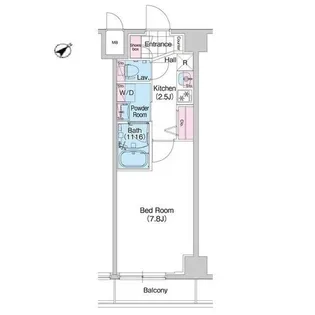 コンフォリア森下WEST【7階】の間取り