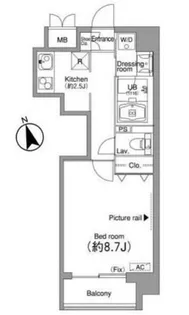 NIKKO APARTMENT HOUSE【2階】の間取り