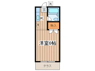 シティウインドプラザ【1階】の間取り