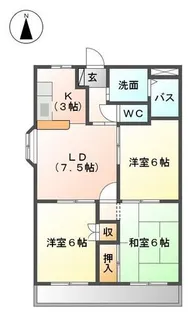 ファインロイヤル【3階】の間取り