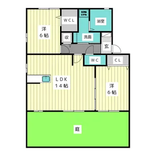 プレシアンス【1階】の間取り