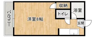 ビッグバーンズマンション谷山【3階】の間取り