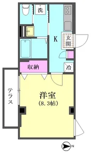 エスポワール大森【1階】の間取り
