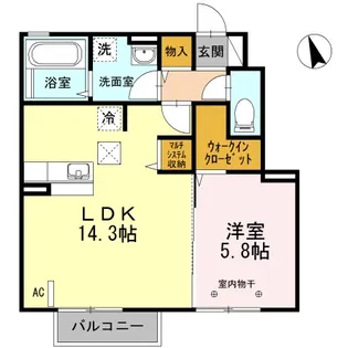 FOCUS913【1階】の間取り