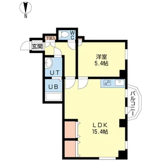 水車町マンション【6階】の間取り