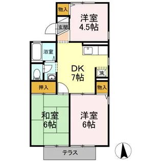 ヴァンヴェール・21【1階】の間取り