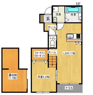 アイ・リワード【1階】の間取り