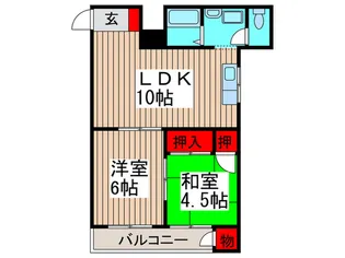 第一荒井 ビル【1階】の間取り