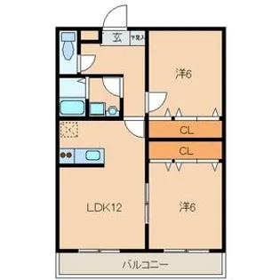 ニューグランデュール【1階】の間取り