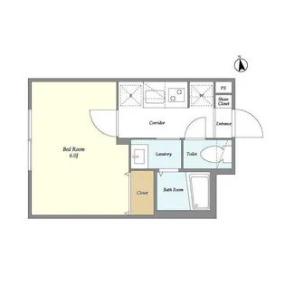 ウェルスクエア学芸大学【1階】の間取り