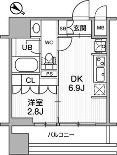 nido SUGAMO【8階】の間取り