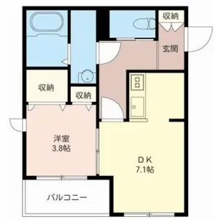 アビランス【1階】の間取り