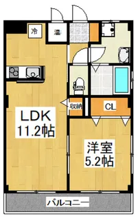 アルトポンテ【3階】の間取り