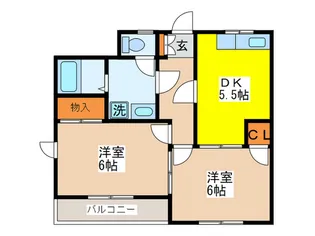 ミールヤマザキ【3階】の間取り