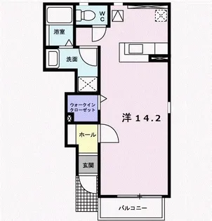 ベルデュールIV【1階】の間取り