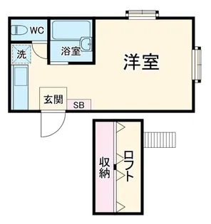 メゾンオランジュ【2階】の間取り