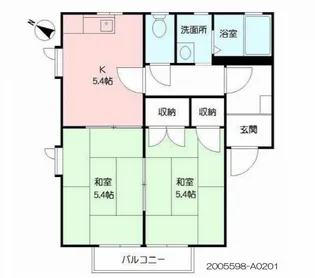 It’s FACE【2階】の間取り