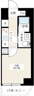 SQUARE CITY TSURUMI RIVERSIDE【4階】の間取り