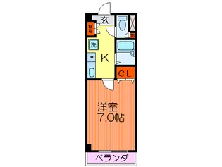 ティホス【1階】の間取り