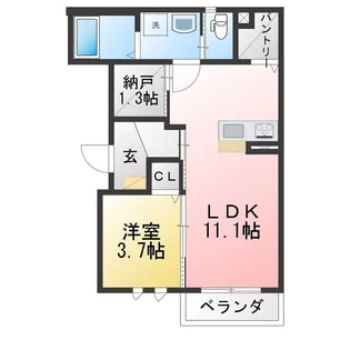 ソライア【1階】の間取り
