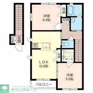 グラヴィス【2階】の間取り