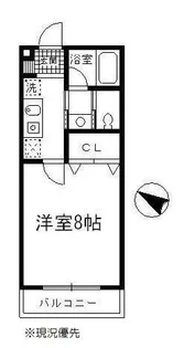 ハックベリーF棟【2階】の間取り