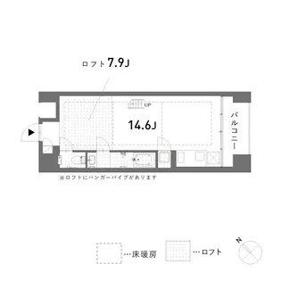 est【4階】の間取り