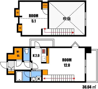 Westie S【3階】の間取り