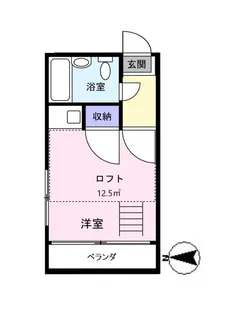 ライフピアアザレア【2階】の間取り