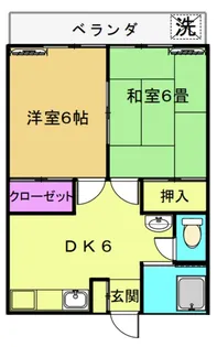 ヴィラ小山【2階】の間取り